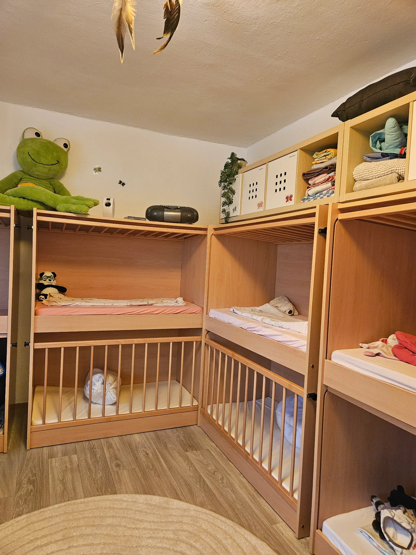 Schlafzimmer der Raupen zum Träumen