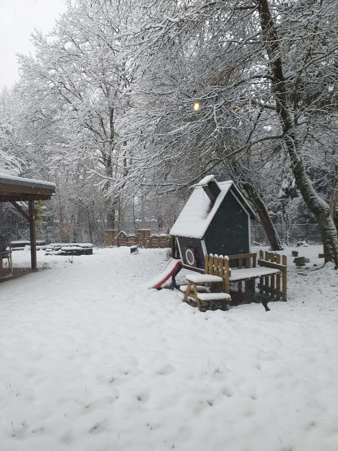 im Winter in den Garten ist es auch schön :-)